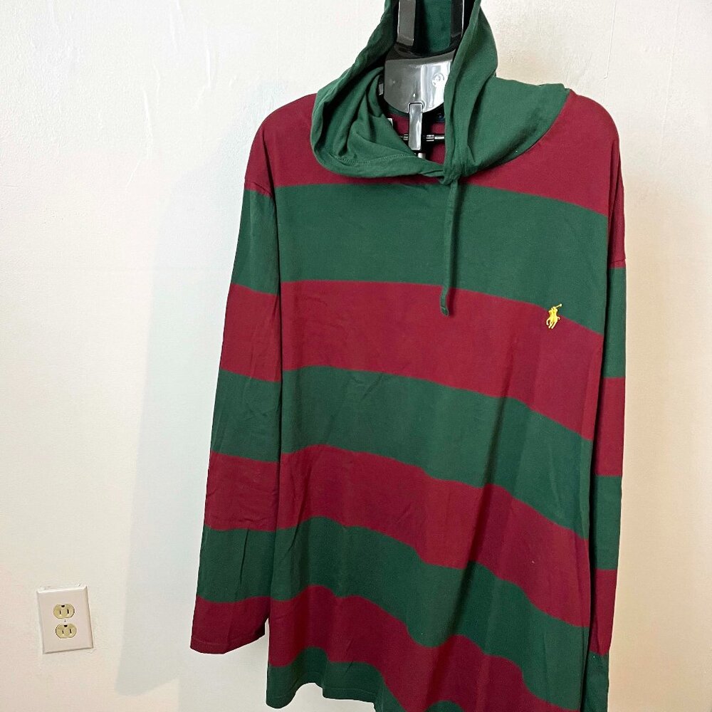 Polo Ralph Lauren Striped Jersey Hooded T-Shirt